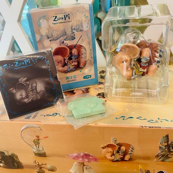 Kaiyodo x Zu & Pi Vol. 4 Blind Box Series Elephants Tear - Picture 1 of 2